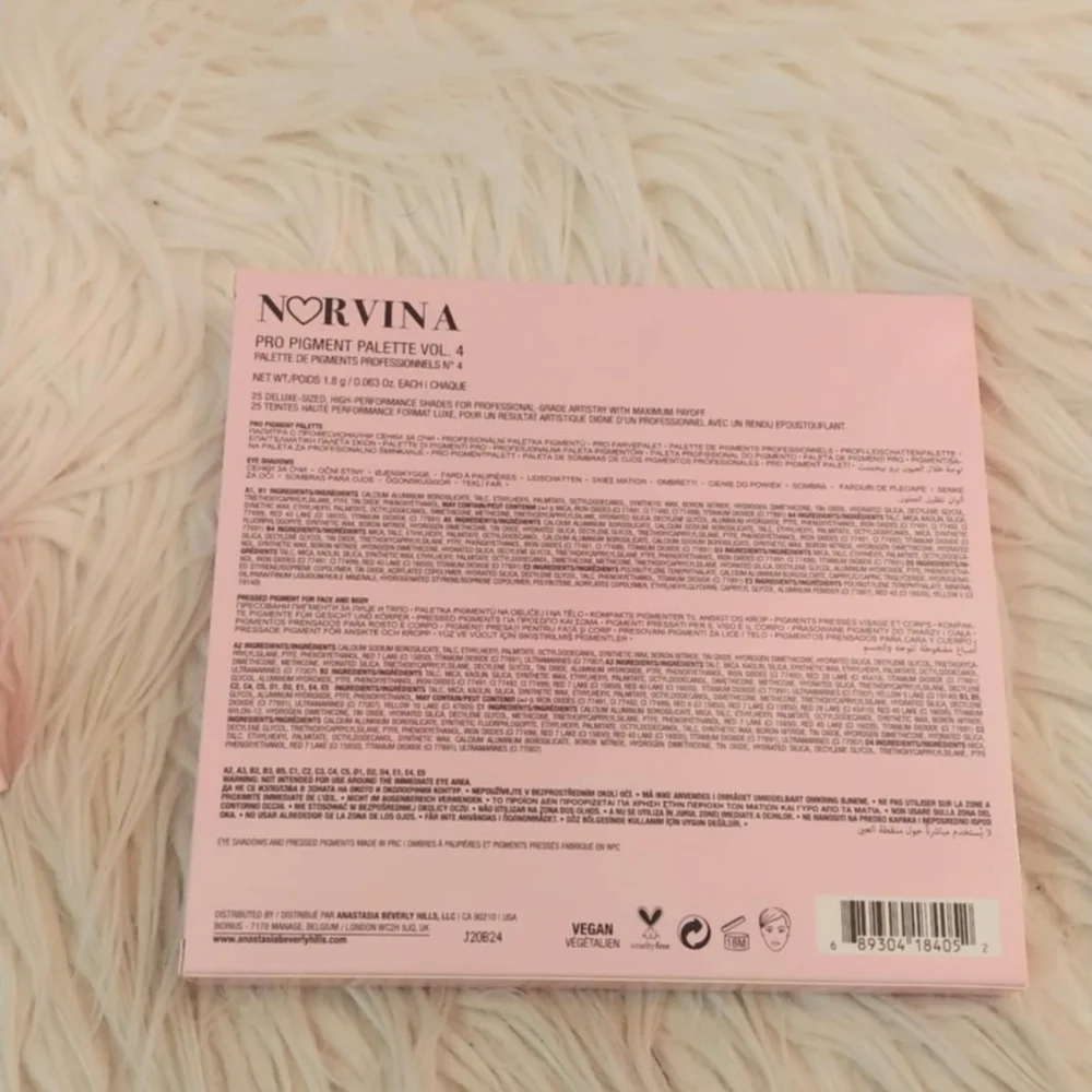 ❤️FIRM! NWT ANASTASIA BEVERLY HILLS NORVINA COLLECTION PRO PIGMENT PALETTE VOLUM